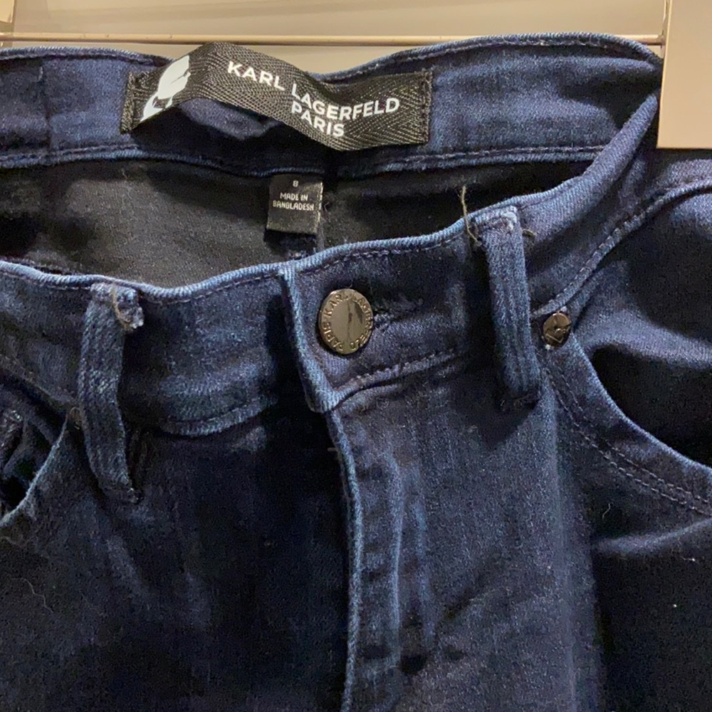 Karl Lagerfeld Paris jeans.
